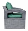 Lyon 2+1+1 Seater Wicker Sofa Set in Dual Tone Grey Colour