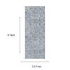 Neulooms Handloom Knotted Reversible Flatweave Runner Rug Blue or Ivory 2.5x9