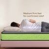 Sleepwell Ortho Nirvana Mattress Medium Firm Perfect Spine Alignment Single 75x35x5 Inch