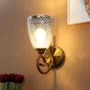 Eliante Modern Wall Lights Mild Steel & Glass Material Antique & Smoke Finish
