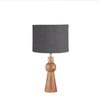 Devansh Grey Jute   Table Lamp With  Wood Natural Base (7X18.25 Inches)-17