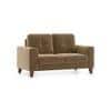 Verona Luxe 2 Seater Fabric Sofa in Fawn Velvet Colour