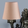 Devansh Metal Electric Wall Light in Antique Gold Colour with Grey Shade Count of 2 Lights