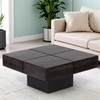 Montreal Sheesham Wood Coffee Table In Mahogany Finish