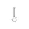 Apple White Metal Hanging Light