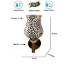 Devansh Metal Electric Wall Light in Gold Colour with Multi Shade Count of 1 Light