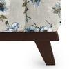 Granada Luxe 1 Seater Fabric Sofa in Adrian Velvet Colour