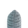 Colette Blue Grey Cotton Knitted Cushion Cover 12X20 Inches