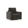 Apollo Sofa Set (Colour : Smoke Grey, Cushion : Hard, Back Type : High Back, Seater : 3+1+1)