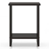 Nick Engineered Wood Side Table in Dark Wenge Finish