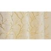 Golden Velvet Abstract Pack of 2 Pieces Blackout Window Curtain
