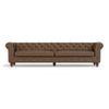Winchester Essential 4 Seater Fabric Sofa in Mocha Colour