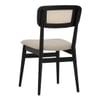 Scandinavian Arlo Dining Chair Black Matte Finish