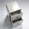 Evo Wood Side Table in Cream Colour