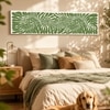 Botanical Boho Leaf Canvas Wall Art 12 x 46 Inch