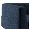 Rubik Premium 3 Seater Fabric Sofa in Cobalt Colour