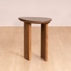 Brio Stainless Steel Side Table in Black Colour