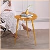 Cosmo Aluminium Side Table in Gold Colour