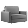 Flycon Pull Out Sofa cum Bed in Grey Colour