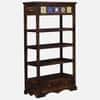 Rangrez Sheesham Wood Bookshelf in Provincial Teak Finish