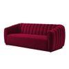 Rosa Fabric Sofa (Maroon)