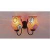 Oliver Multicolour Glass Wall Light