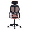 Reaii Mid Back Ergonomic Chair in Orange Colour