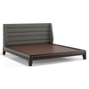 Taarkashi Upholstered Bed Bed Size Queen American Walnut, Colour - Seal Grey B140-18403 Grey