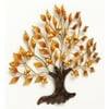Desert Art Metal Handpainted Golden Grape Tree Wall Hanging