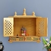 D'Dass Sheesham and Mdf Wooden Home Temple For Pooja Mandir For Home