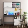 Passion Study Table Grey And Frosty White