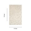 Handmade Wool Area Rug Modern Abstract Ivory Green 6 x 9 Feet Carpet