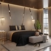 Stoa Paris 300TC UltrSatin Super King Bedsheet with 2 Pillow Covers Satin Super Grey Gold