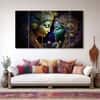 The Castle Decor Premium Radha Krishna Wall Art Wooden Frame 27x48 Inch (Style 4)
