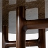 Forma Solid Wood Dining Table in Brown Colour