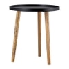 Metalsmith Solid Wood Side Table in Natural Finish