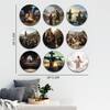 The Castle Decor Lord Jesus Wall Plates Set of 9 Spiritual Wall Art