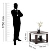 Alex Centre Table Choco Walnut
