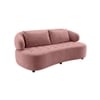 Henry Velvet 2 Seater Sofa Peach color
