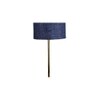 Blue Jute with Metal Gold Table Lamp