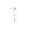 Axl Black Cotton Shade Floor Lamp