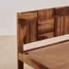 Baare Solid Wood King Size  Bed In Natural Teak Finish