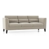 Lewis 3 Seater Fabric Sofa In Oyster Beige Colour