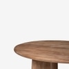 Perivelle Grace Solid Wood 4 Seater Dining Table in Limewash Finish