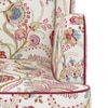 Genoa Lounge Chair In Viva bloom premium cotton Colour