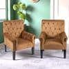 Arista Sheesham Wood Accent Chair