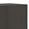 Zoey Engineered Wood 2 Door Wardrobe in Dark Wenge Finish