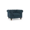 Winchester Sofa Set (Colour : Indigo Blue , Seater : 3+1+1)