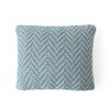 Elsa Blue Grey Cotton Cushion Cover 16X16  Inches