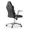 Mika Leatherette Study Chair in White Colour
